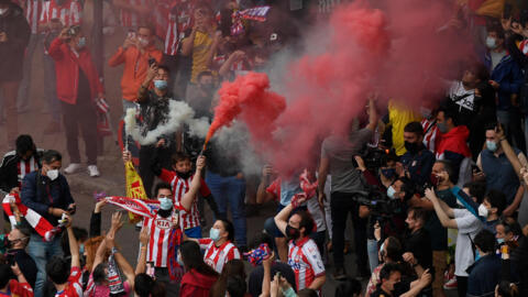 Yadda Atlético Madrid da magoya bayan ta suka chashe nasarar lashe gasar Lilagar Spain ranar 22 ga watan Mayu 2021.