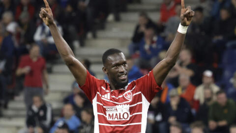 Le Sénégalais Abdallah Sima, l'attaquant qui guide Brest.