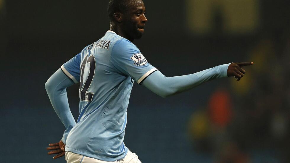 Yaya Touré na  Manchester City.