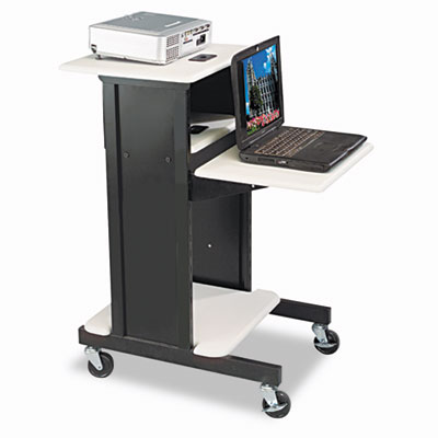 BLT89759 Adjustable Presentation Cart, 18wx30dx40-1/4h/