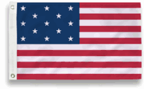 U.S Historical Flag - 13 Stars 1777-1795