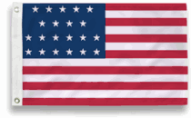 U.S Historical Flag - 21 Stars 1819-1820 (IL)