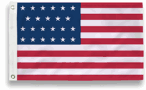 U.S Historical Flag - 23 Stars 1820 - 1822 (AL,ME)