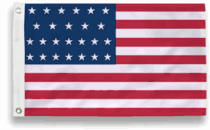 U.S Historical Flag - 25 Stars 1836-1837 (AR)