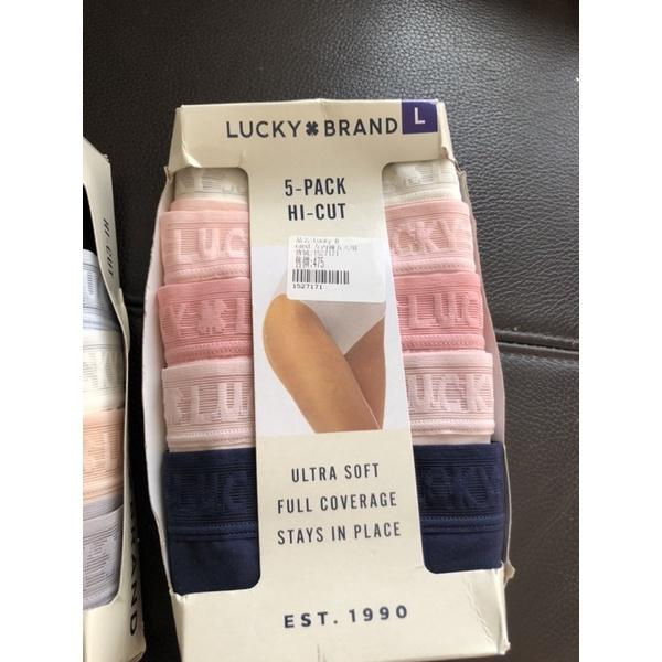 全新原廠Lucky Brand 女內褲五入組（廠商下架品下標）