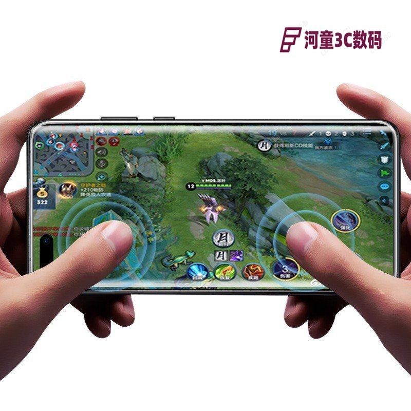 Huawei 熱彎鋼化玻璃螢幕貼P40 P30 Pro Mate 20 30 Pro Lite保護膜滿版曲面 熒幕保護貼-GHI【河童3C】