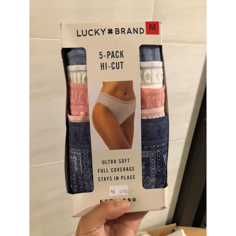 全新原廠Lucky Brand 女內褲五入組（廠商下架品下標）