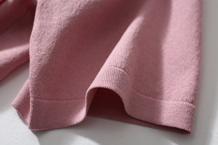夏新款 萊賽爾天絲冰絲針織短袖T恤 薄款氣質寬鬆圓領上衣 [Classique*真經典] 051703
