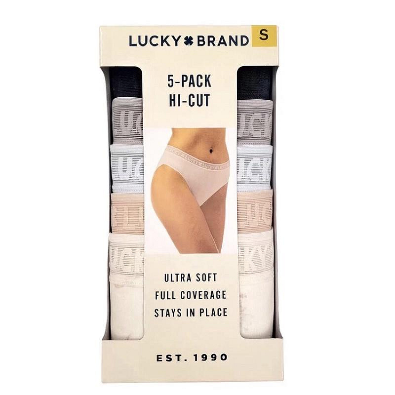 全新原廠Lucky Brand 女內褲五入組（廠商下架品下標）