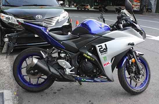 2015年 YAMAHA R3 ABS 經典藍