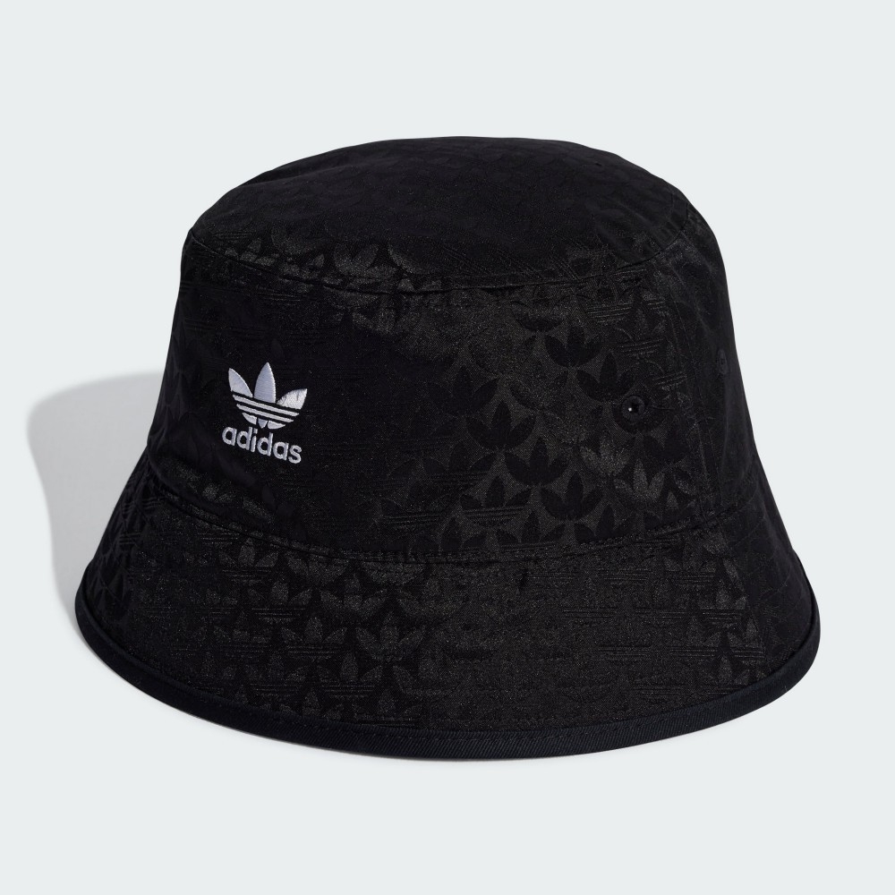 ADIDAS BUCKET HAT 三葉草 漁夫帽-黑-IT7352