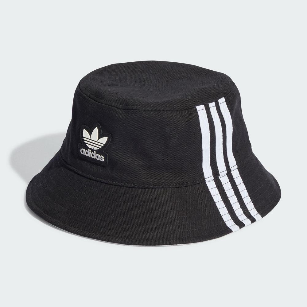 ADIDAS BUCKET HAT AC 三葉草 漁夫帽-黑白-II0744