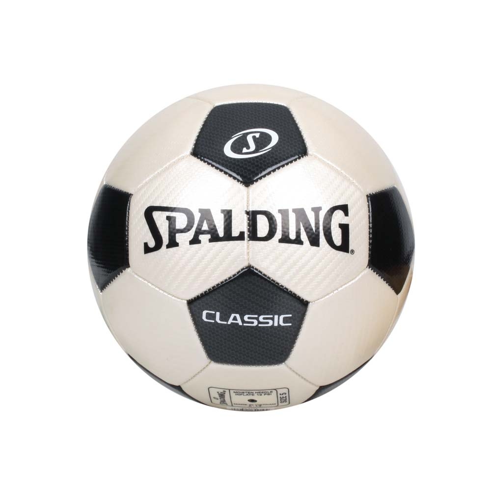 SPALDING 2.0經典#5號足球-運動 5號球 斯伯丁 SPA64919 米白黑