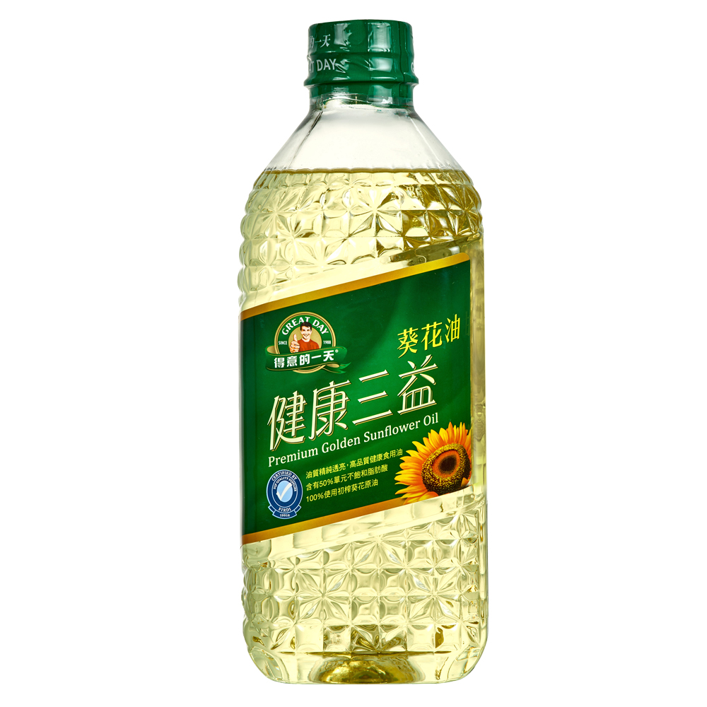 得意的一天健康三益葵花油(1.58L)