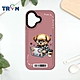 TRON iPhone 16 小動物不想上班 兔狗貓 防摔太空載具殼 透白 軟硬 手機殼 product thumbnail 4