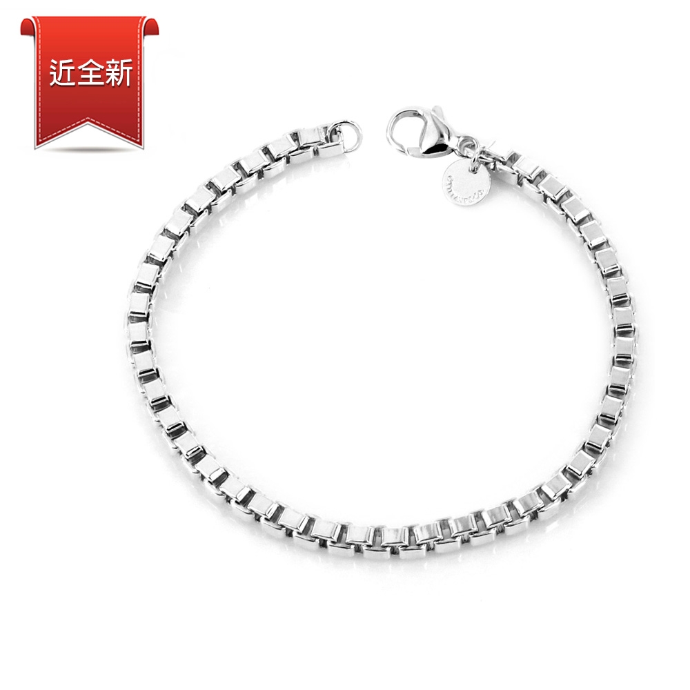 二手品 Tiffany&Co. 蒂芙尼 威尼斯925純銀手鍊