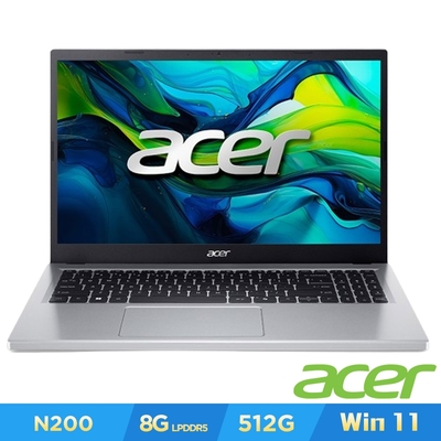 Acer 宏碁 Aspire Go AG15-31P-P825 15.6吋筆電(N200/8GB/512GB/Win11)