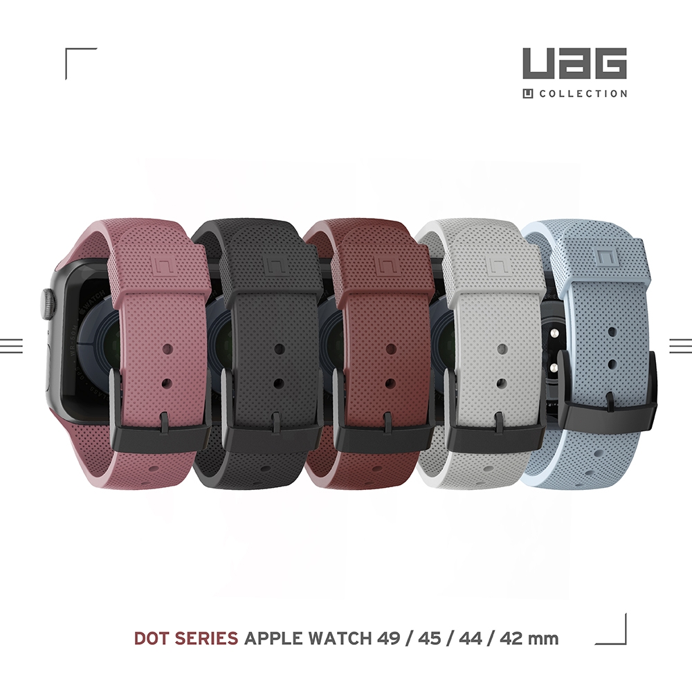 [U] Apple Watch 42/44/45/49mm 舒適矽膠錶帶