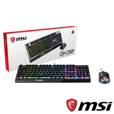 MSI Vigor電競鍵盤滑鼠組