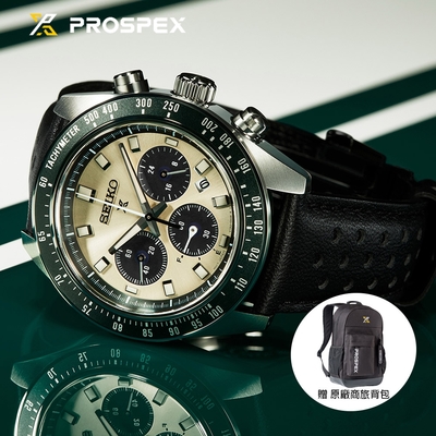 SEIKO 精工 Prospex Speedtimer 賽車綠 太陽能三眼計時手錶 送禮首選 (SSC943P1/V192-0AH0F)_SK045