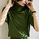 【Paiya 派亞】秋裝新款慵懶風高領薄款上衣洋氣五分袖針織衫(均碼M-2XL可穿) product thumbnail 11