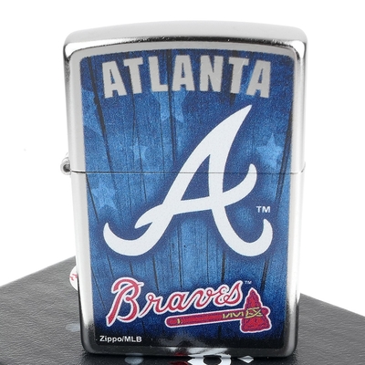 ZIPPO 美系~MLB美國職棒大聯盟-國聯-Atlanta Braves亞特蘭大勇士隊