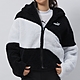 Puma 基本系列 女 黑白色 拼色 休閒 羊羔絨 保暖 寬鬆 外套 67537001 product thumbnail 1