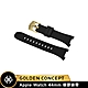 【Golden Concept】APPLE WATCH 44mm / 45mm 橡膠錶帶 ST-44-RB-BK-G product thumbnail 1