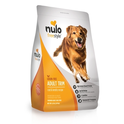 NULO 紐樂芙 無榖高肉量體控犬 大西洋鱈魚+左旋肉鹼 4.5磅