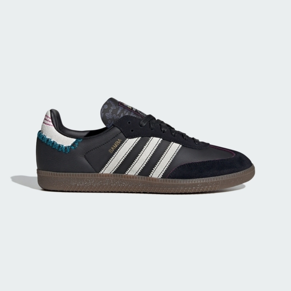 【ADIDAS】愛迪達 SAMBA OG 休閒鞋 焦糖底 黑 女鞋 -ID1141