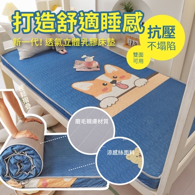 【DaoDi】床墊冰絲乳膠床墊尺寸雙人加大軟墊180x200cm(宿舍床墊  折疊床墊 涼墊)