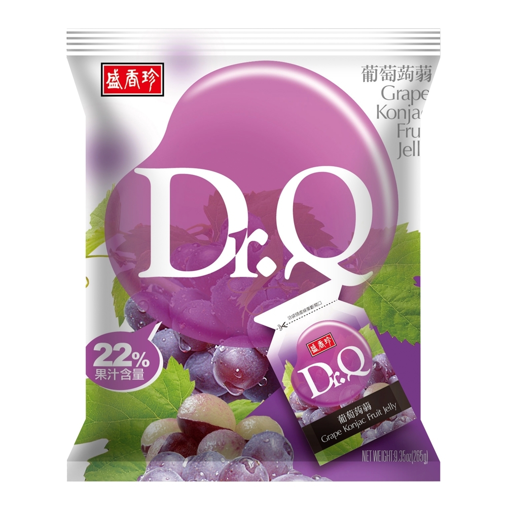 盛香珍 Dr.Q葡萄蒟蒻265g/包