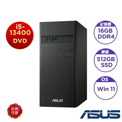 ASUS 華碩 H-S500TE-513400013W  桌上型電腦 (i5-13400/16G/512_SSD/DVD/300W/Win11 Home)