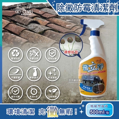 黴立淨 噴槍型強效除黴防霉清潔劑(噴槍型500ml/瓶)-速