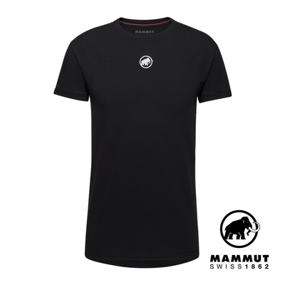 【Mammut 長毛象】Mammut Seon T-Shirt Original 短袖有機棉T恤 男款 黑色 #1017-04481