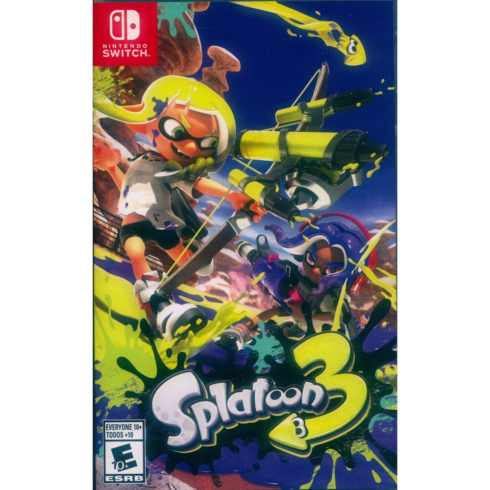 斯普拉遁 3 漆彈大作戰3 Splatoon 3 - NS Switch 中英日文美版