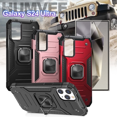 CITY for Samsung Galaxy S24 Ultra 個性軍士磁吸防摔手機殼