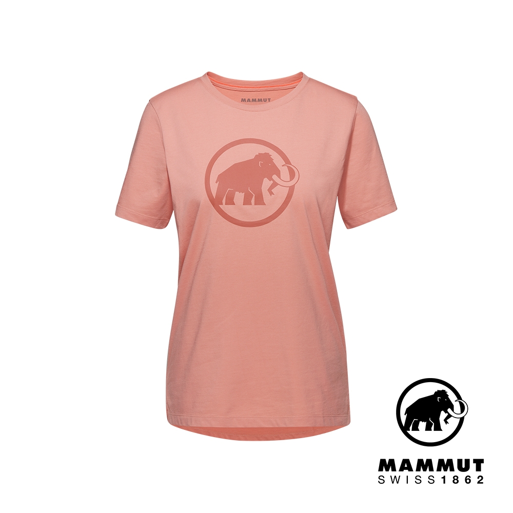 【Mammut長毛象】Mammut Core T-Shirt Women Classic 機能短袖T恤 女款 石英粉 #1017-04071