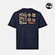 Timberland 中性深寶石藍背後圖案短袖T恤|A2P4M433 product thumbnail 1