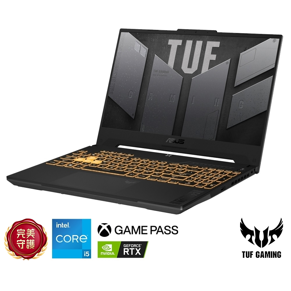 ASUS FX507ZC4 15.6吋電競筆電 (i5-12500H/RTX3050/8G/512G/機甲灰/TUF Gaming F15)