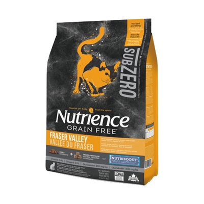 Nutrience 紐崔斯 SUBZERO 黑鑽頂極無穀貓糧+營養凍乾 5kg 兩款任選