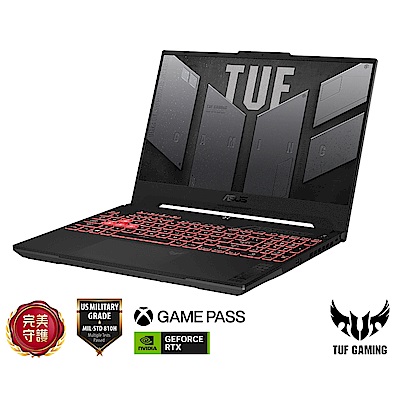 ASUS FA507NU 15.6吋電競筆電 (R5-7535HS/RTX4050 滿血版/16G DDR5/512G/御鐵灰/TUF Gaming A15)