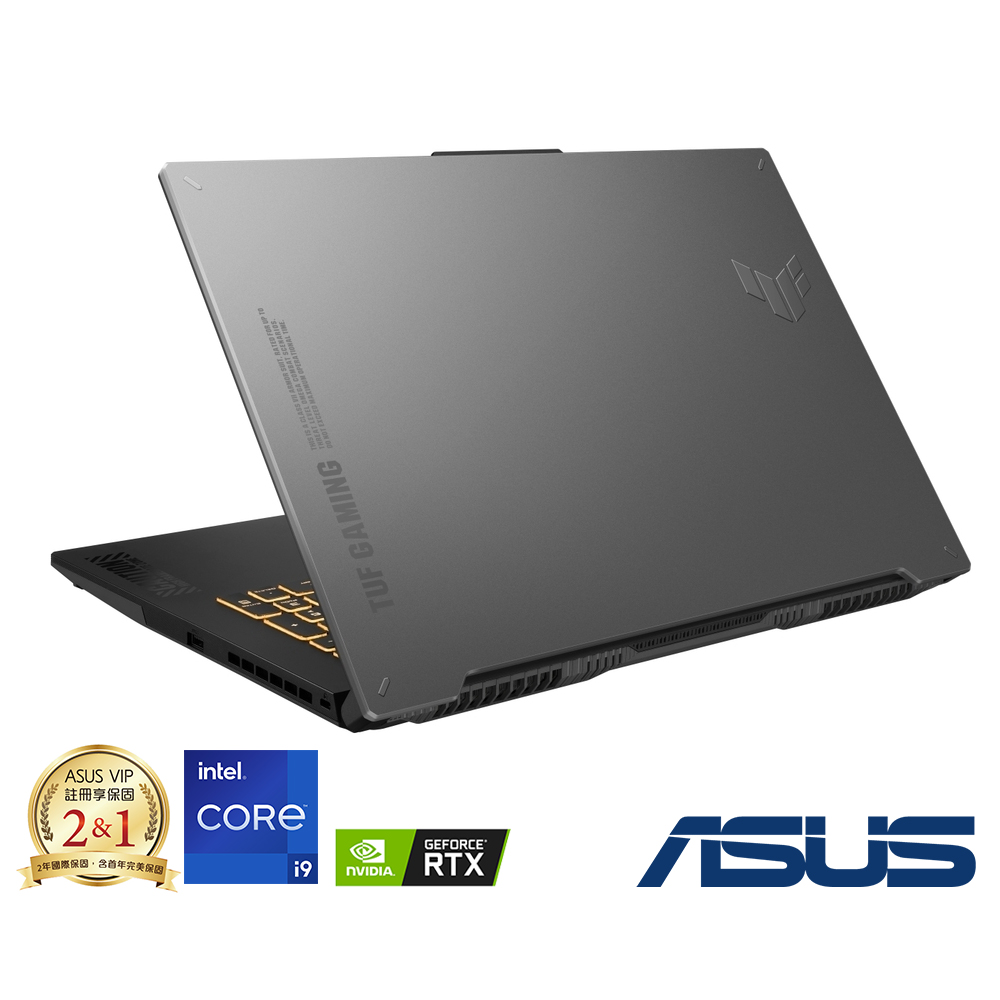 ASUS FX707VU4 17.3吋電競筆電 (i9-13900H/RTX4050/16G/512GB/御鐵灰/TUF Gaming F17)