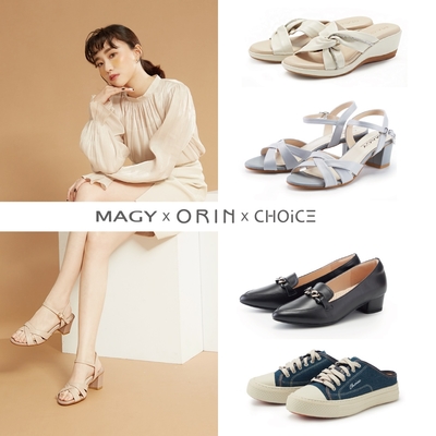 MAGY ORIN CHOiCE 樂福/休閒/低跟/平底/涼拖 多款任選