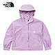 【The North Face 官方旗艦】北面女款紫色防水透氣寬鬆連帽衝鋒衣｜5JYDHCP product thumbnail 1