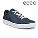 ECCO SOFT 60 M Lace up LEA 柔酷輕盈經典皮革休閒鞋 男鞋 藍灰色 product thumbnail 1