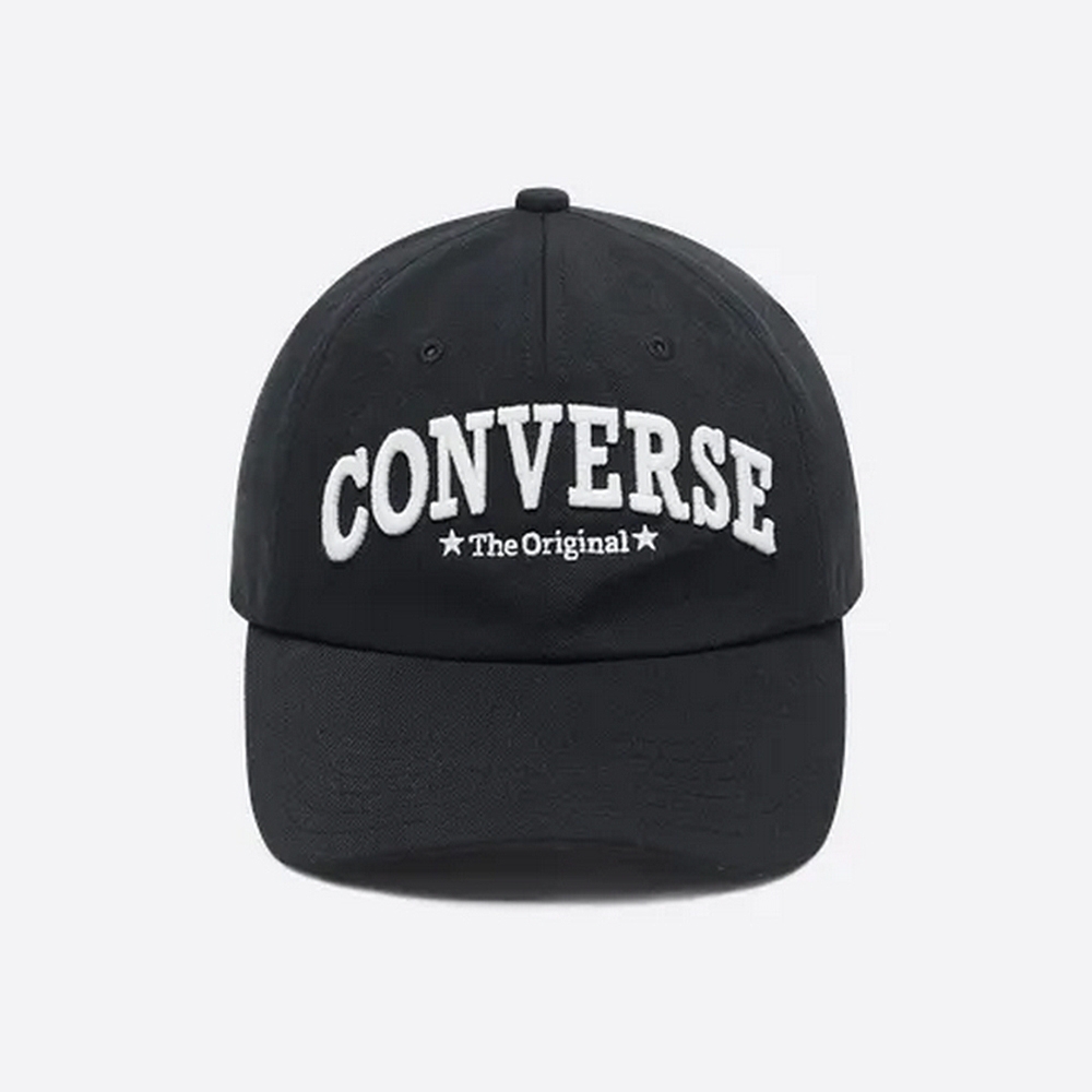 CONVERSE GRAPHIC TIPOFF BASEBALL CAP 休閒帽 男帽 女帽 黑色_10026511-A01