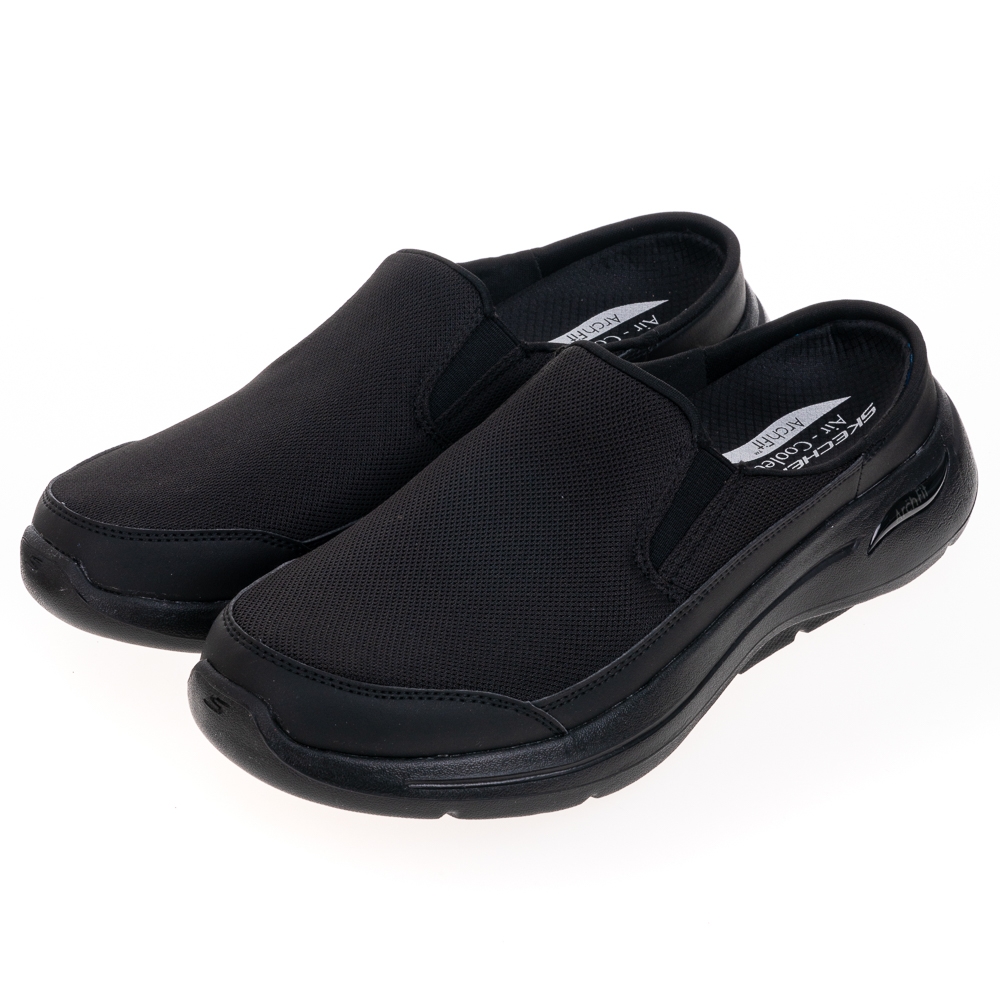 SKECHERS 男鞋 健走系列 涼拖鞋 GO WALK ARCH FIT - 216253BBK