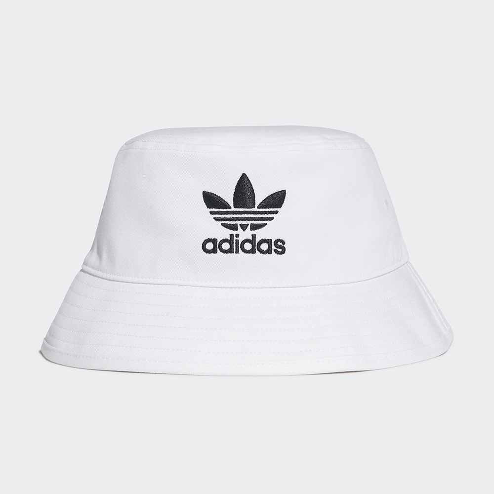 adidas 漁夫帽 帽子 遮陽帽 運動帽 三葉草 BUCKET HAT AC 白 FQ4641