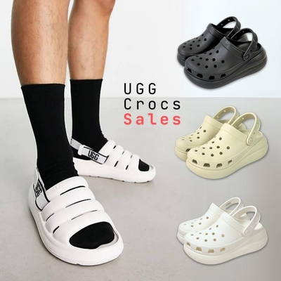 [時時樂限定]UGG & Crocs 涼鞋/經典泡芙克駱格均一價(多款任選)